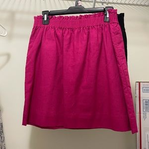 Pink j crew skirt